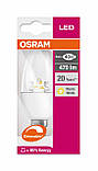 Світлодіодна LED-лампа OSRAM SUPERSTAR B40 6 W 470 lm E14 теплий білий, димована, прозора, фото 2