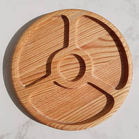Доска для подачи порционная деревянная | Менажница | 30см дуб