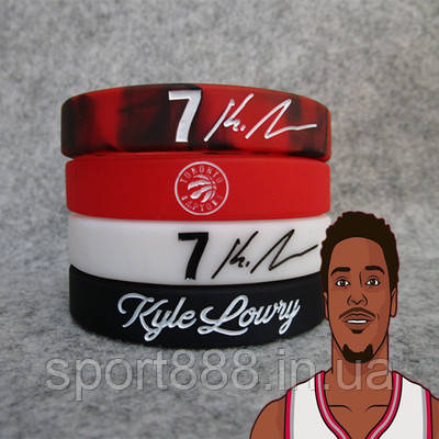 Кайл Лоурі 7 Торонто Силіконовий баскетбольний браслет на руку Lowry