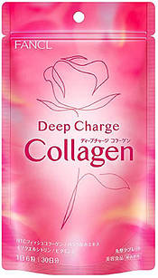 FANCL HTC Deep Charge Collagen Колаген трипептидний низькомолекулярний, 180 таблеток на 30 днів. До 12/2026