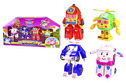 Трансформери Робокар Полі 378C комплект 4 шт. у коробці 53*9*26.5 см., розмір іграшки — 11*5*13 см.