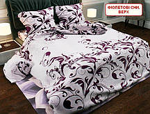 Односпальний КПБ 50х70, принт: Фіолетові сни, верх