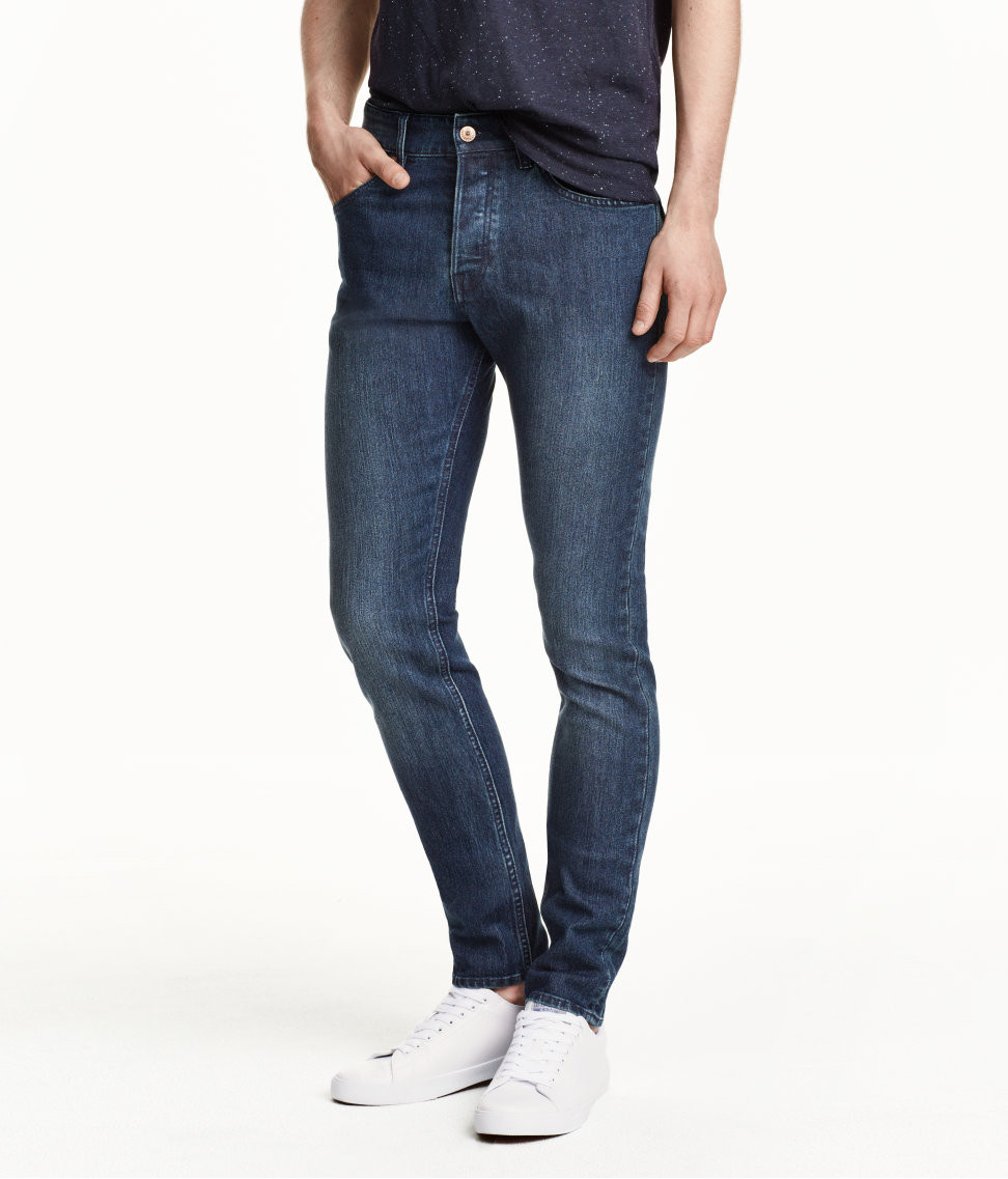 Джинси H&M DIVIDED Man - Classic Skinny Blue2 (чоловічі джинси)