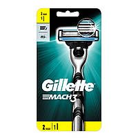 Станок с 2 сменными кассетами Gillette Mach3 (3014260239626)