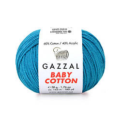 GAZZAL Baby Cotton (Бебі Коттон)3428 темна бірюза