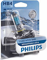 Галогенная лампа Philips WhiteVision Ultra +60% HB4 (9006) 12V 51W 9006WVUB1