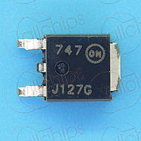 Транзистор Дарлингтона PNP 100В 8А ON MJD127T4G TO252
