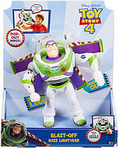 Інтерактивна фігурка Mattel Disney Pixar Toy Story 4 Blast-Off Buzz Lightyear Історія іграшок 4 Базз Лайтер