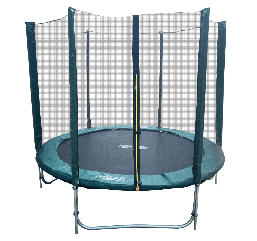 Батут KIDIGO 244 см. з сіткою та драбиною 90022