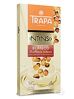 Шоколад без глютена "Белый с цельным фундуком" INTENSO Trapa 175 г