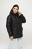 Зимова куртка М0050 ( Чорний ), фото 4
