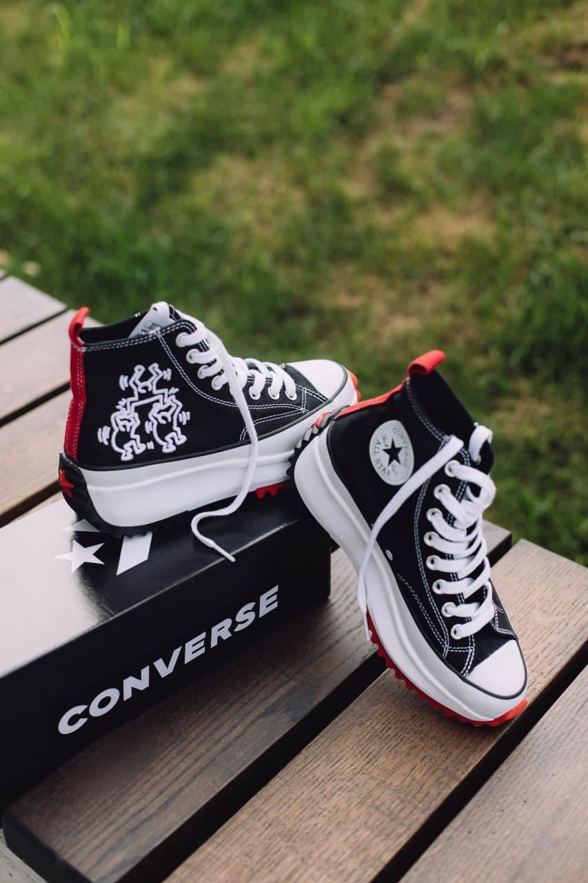 Жіночі кеди Converse Run Star Hike Hi Keith Haring Black 171859C, фото 1