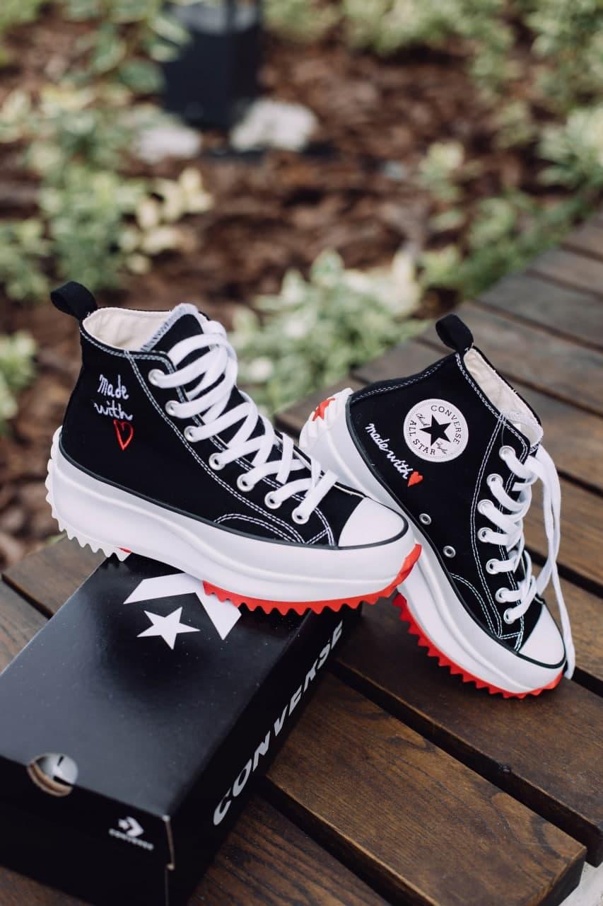 Жіночі кеди Converse Run Star Hike Hi Made With Love Valentines Day 171120C, фото 1