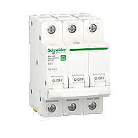 3P 63А B RESI9 Автоматический выключатель Schneider-Electric однополюсный, R9F02363, модульный Шнайдер автомат