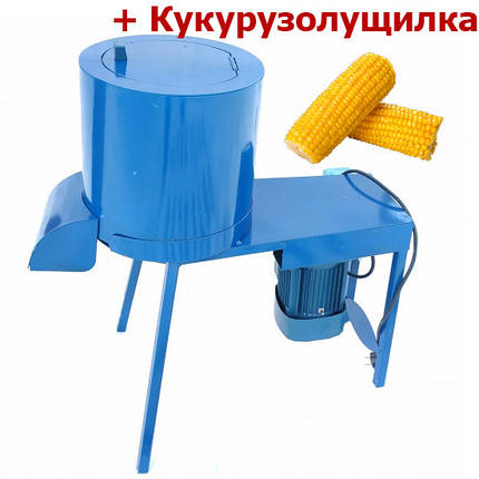 Корморезка електрична Bizon 2 в 1 (корморезка + кукурузолущилка), фото 2