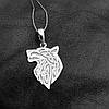 Срібний кулон Вовк., фото 10