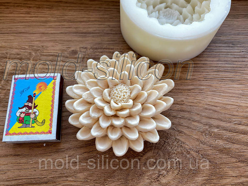 Силіконовий молд "Хризантема 10", фото 1