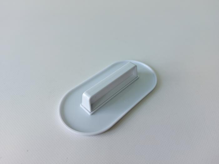 Утюжок шпатель кондитерський для розгладження мастики та крему пластиковий напівкруглий 15*7,5 cm IKA SHOP