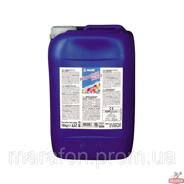 Mapei Mapefluid N200 25 кг Суперпластифицирующая добавка для бетону