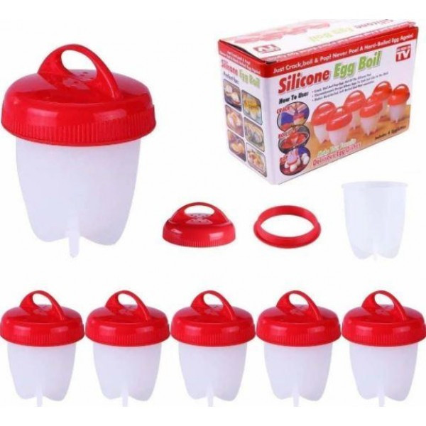 Силиконовые Формочки для Варки Яиц Без Скорлупы EGG Boiler — Купить ...
