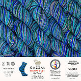 Gazzal HAPPY FEET (Газзал Хеппі Фіт) №3253 (Пряжа для шкарпеток, мериносова вовна, нитки для в'язання), фото 6