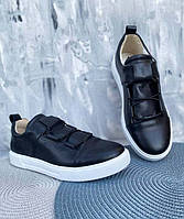 Мужские туфли-кеды кожаные натуральные 41 размер 0753-1УКМ