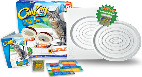 Система привчання котів до унітазу Citi Kitty Cat Toilet Training, привчальник котів, фото 1