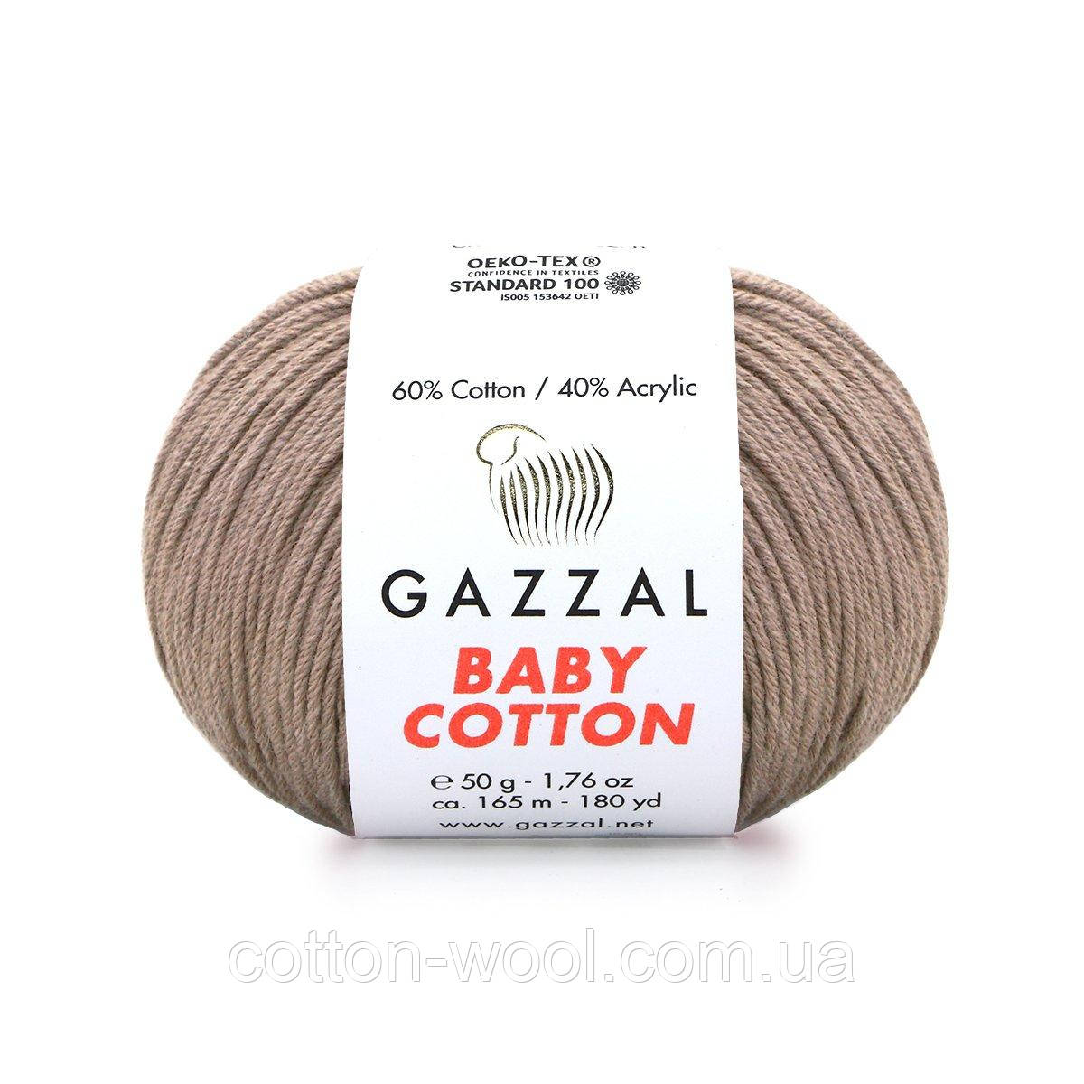 Gazzal Baby Cotton (бебі котон) 3434 какао