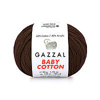 Gazzal Baby Cotton (беби коттон) 3436 коричневый