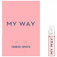 Пробник оригінальних парфумів Giorgio Armani My Way 1,2ml, жіночий спокусливий квітковий аромат