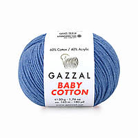 Gazzal Baby Cotton (беби коттон) 3431 джинсовый