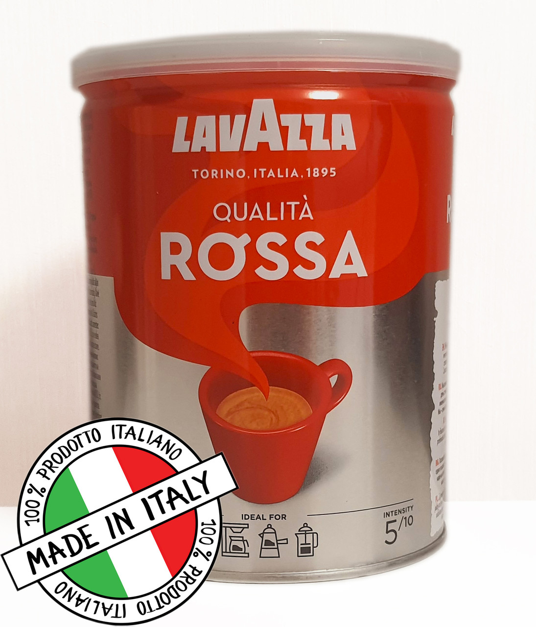 Кава мелена "Lavazza Qualita Rossa" Ж/Б 250 грамів Італія 70/30