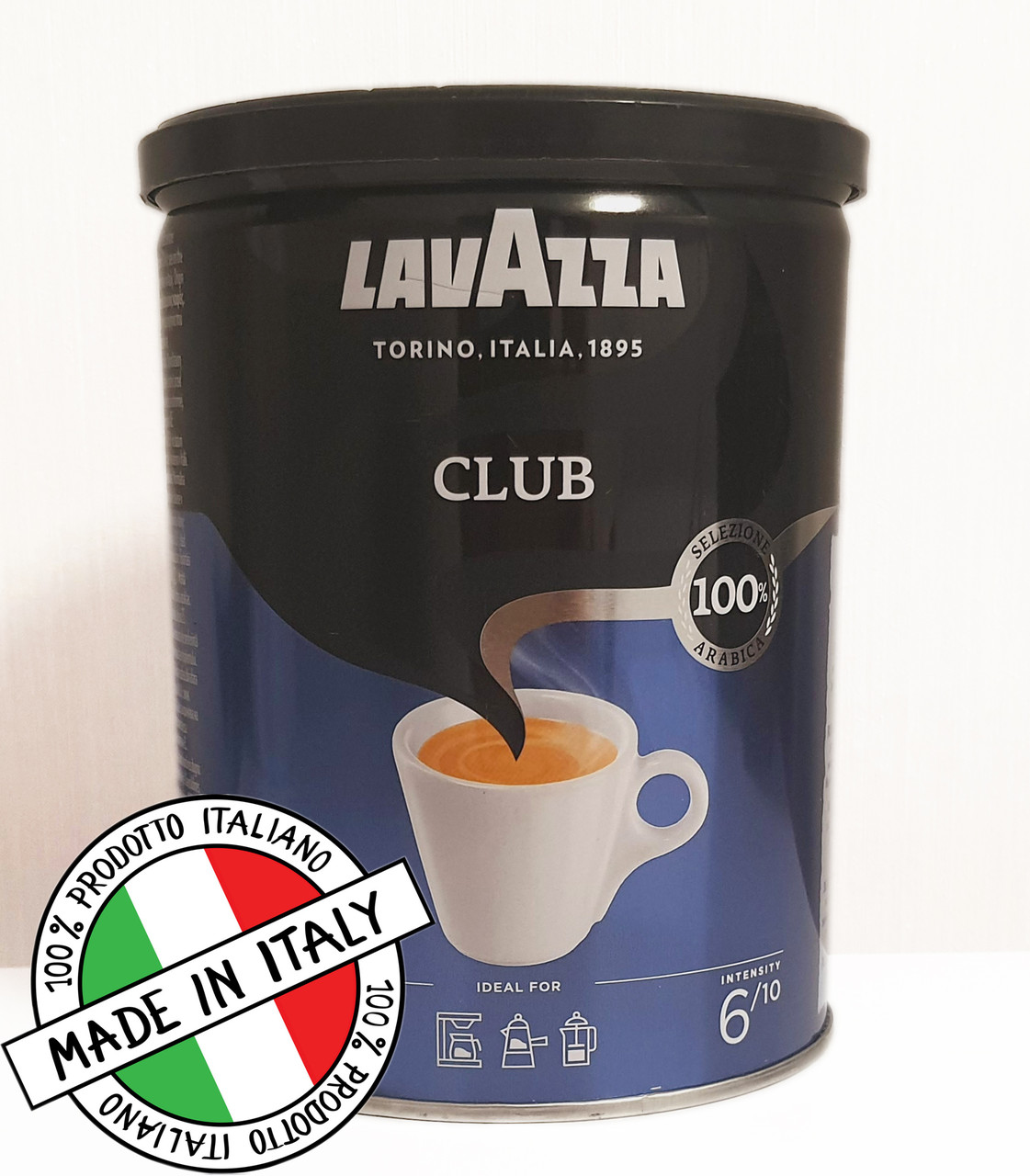 Кава мелена "Lavazza CLUB" Ж/Б 250 грам Італія 100% арабіка