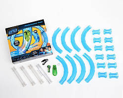 Трубопровідні перегони CHARIOTS SPEED PIPES, що світяться / трубопровідний автотрек / перегоновий трек (37 деталей)