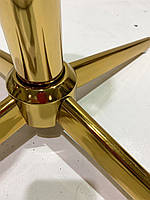 Стілець Real GD-Modern Base зелений 1003 велюр, золота хрестовина на стопах, з регулюванням висоти сидіння, фото 4