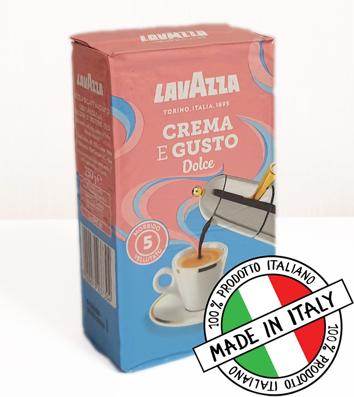 Кава мелена "Lavazza Crema e Gusto Dolce" 250 грамів Італія 50/50