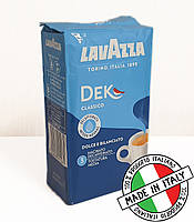Кава мелена без кофеїну "Lavazza Dek" 250 грамів Італія 60/40