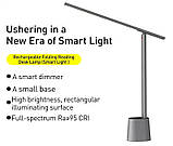 Лампа настільна BASEUS Rechargeable Folding Reading Desk Lamp DGZG-0G, сіра, фото 6