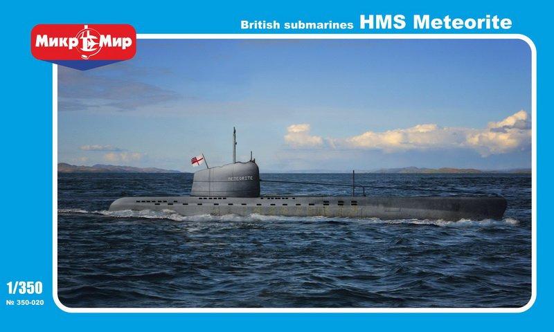 Пластикова модель 1/350 Mikro Mir 350-020 британський підводний човен HMS Meteorite
