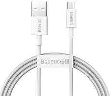 Кабель BASEUS CAMYS-02 Superior USB-Micro USB 1m, 2A, білий