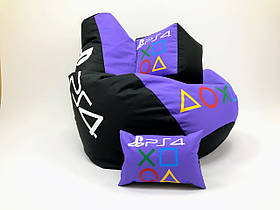 Крісло мішок Груша крісло мішок XL 130*90 ПС+ Пуф ПС+ Подушка ПС