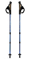 Телескопічні скандинавські трекінг палиці (Uolide Blue) палиці для скандинавської ходьби трекінгові   (ST)