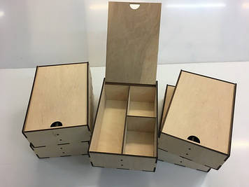 Коробочки з фанери. Виготовлення коробок з фанери будь-яких розмірів і складності