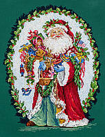 Набор для вышивания нитками LETISTITCH Jolly Saint Nick (L8005)