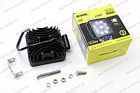 ДопФара WORK LED LAMP 12/24V 9XLED EPISTAR 3W 1600 LM 30° узкий луч, квадратная (1 шт) производитель BOSMA