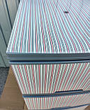 Пластиковий сірий комод Смужки рожеві, фото 7