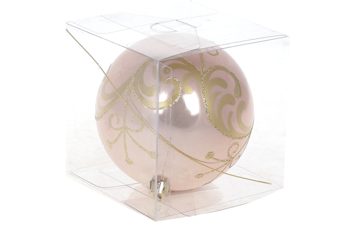 Ялинкова куля 9см з візерунком ТОВАР ВІД ВИРОБНИКА