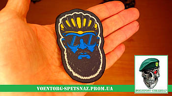 Шеврон спортивний "Велосипедист" гірські велосипеди (morale patch) Зробимо будь-який патч!