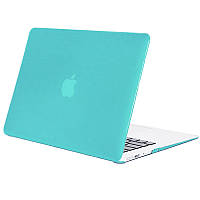 Чохол-накладка Matte Shell для Apple MacBook Pro touch bar 15 (2016/18) (A1707 / A1990) Чохли, Бірюзовий / Tiffany blue, Пластик, Накладка