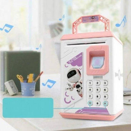 Електронна скарбничка з кодовим замком, Дитячий сейф з кодом, DV-354 Електронні скарбнички, фото 1